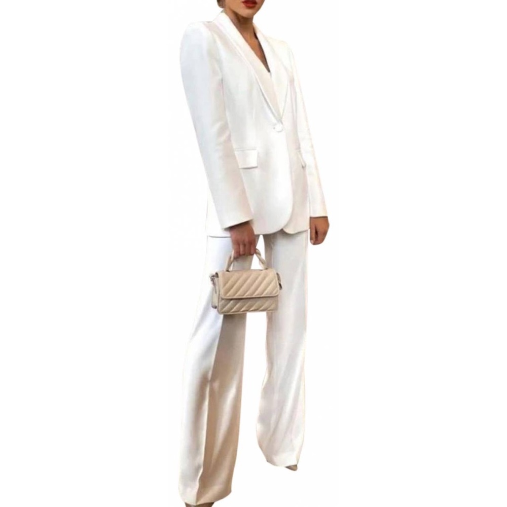 Zara new  tuxedo white suit - Picture 5 of 15